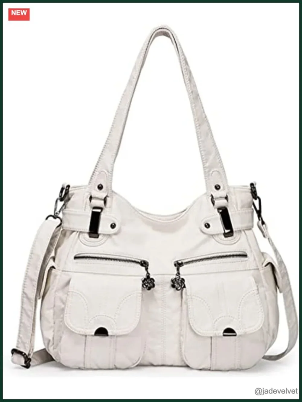 Large Hobo Bag Crossbody Shoulder Satchel Purse Vegan Leather